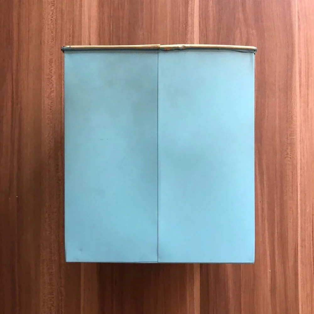 Shabby Chique Metal Storage Container